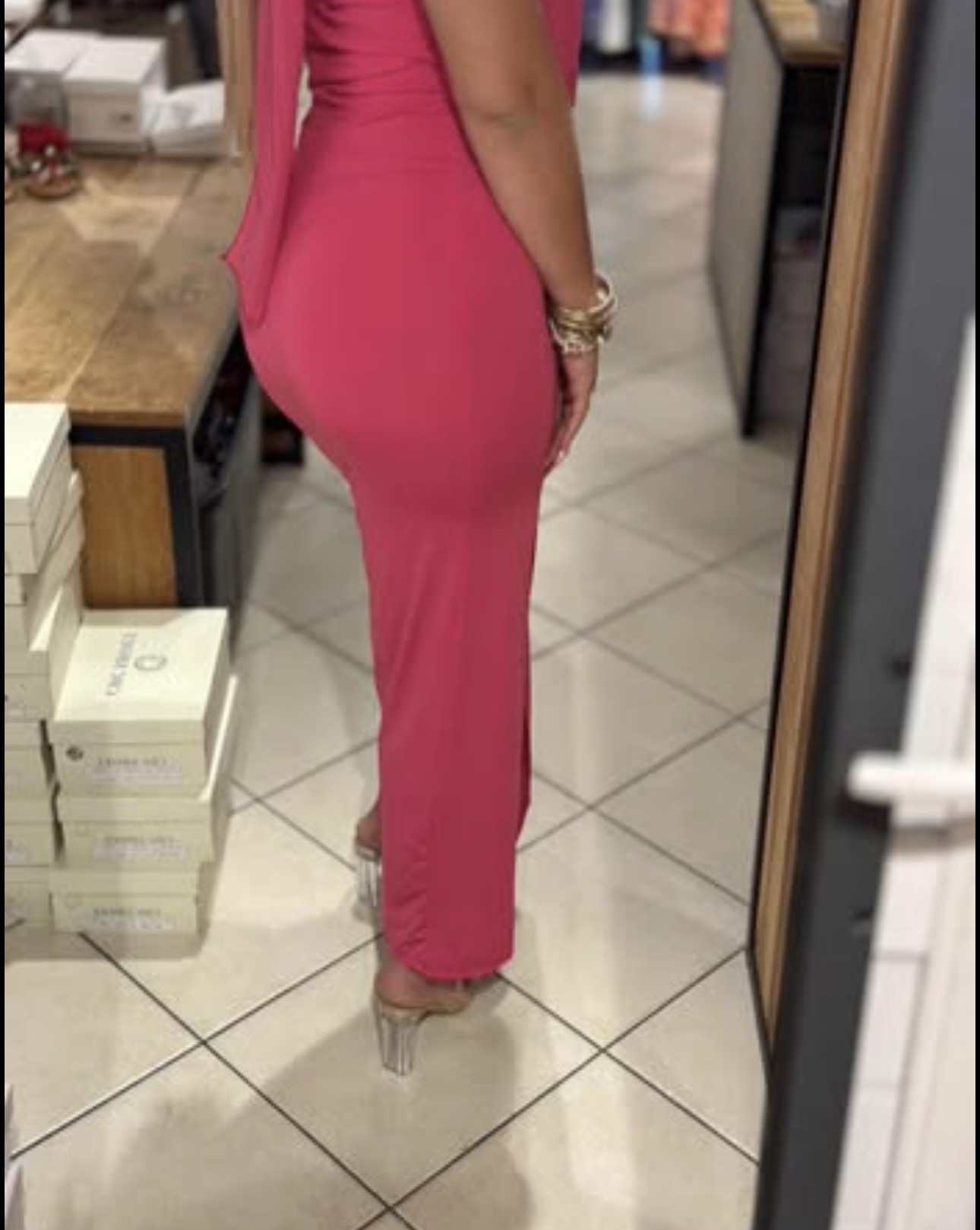 Robe rose