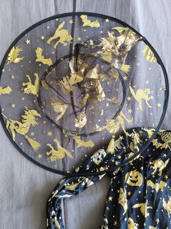 Robe sorcière déguisement carnaval 6 ans NEUF