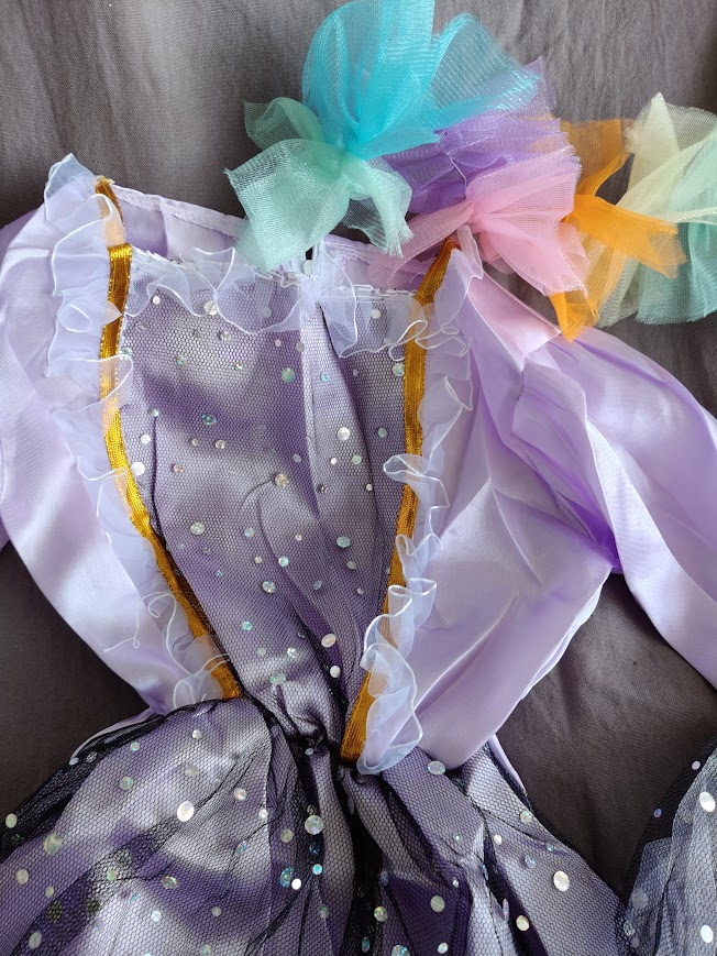 Robe princesse carnaval 7 ans NEUF