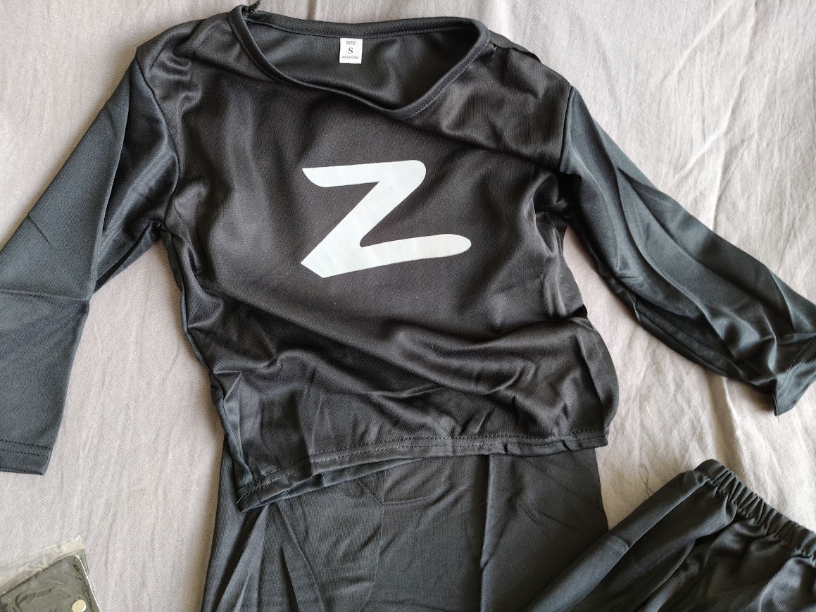 Déguidement ZORRO garçon 7 ans NEUF