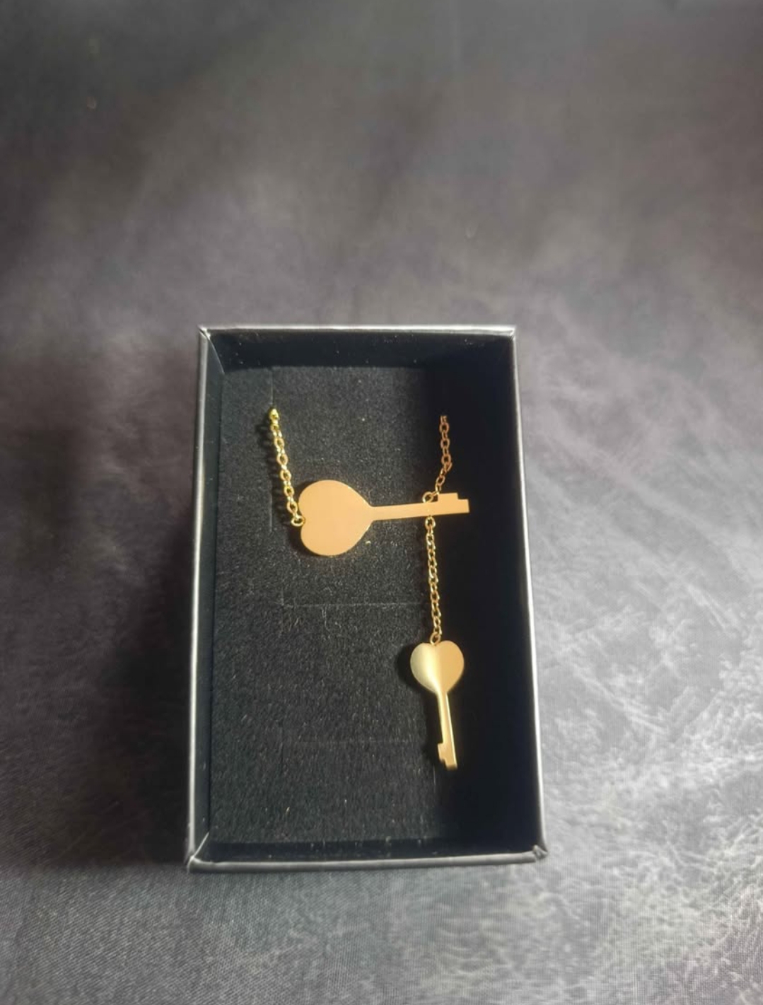 Collier en acier inoxydable couleur or