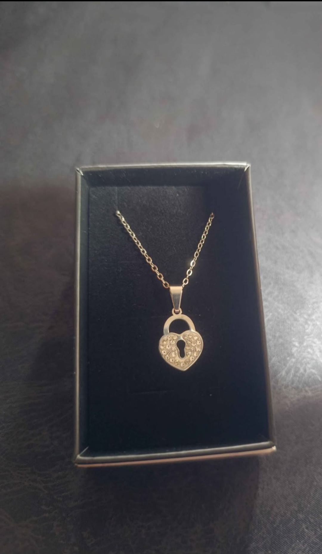 Collier en acier inoxydable, couleur Argenté