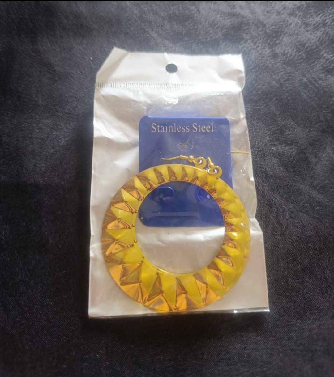 Boucle d'oreille en Acier Inoxydable, couleur Or