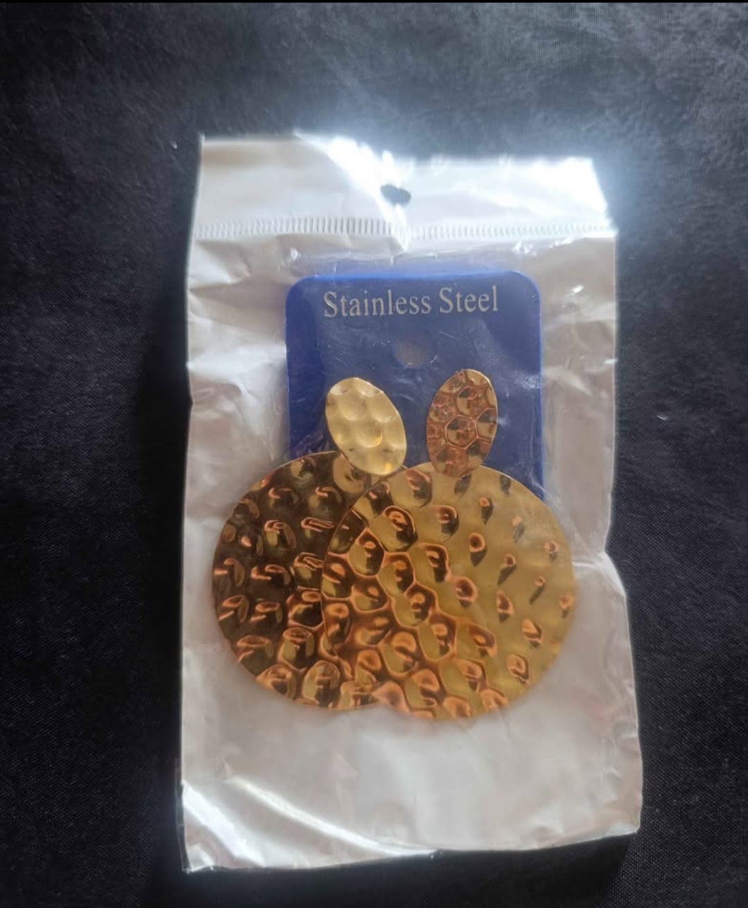 Boucle d'oreille en Acier Inoxydable, couleur Or