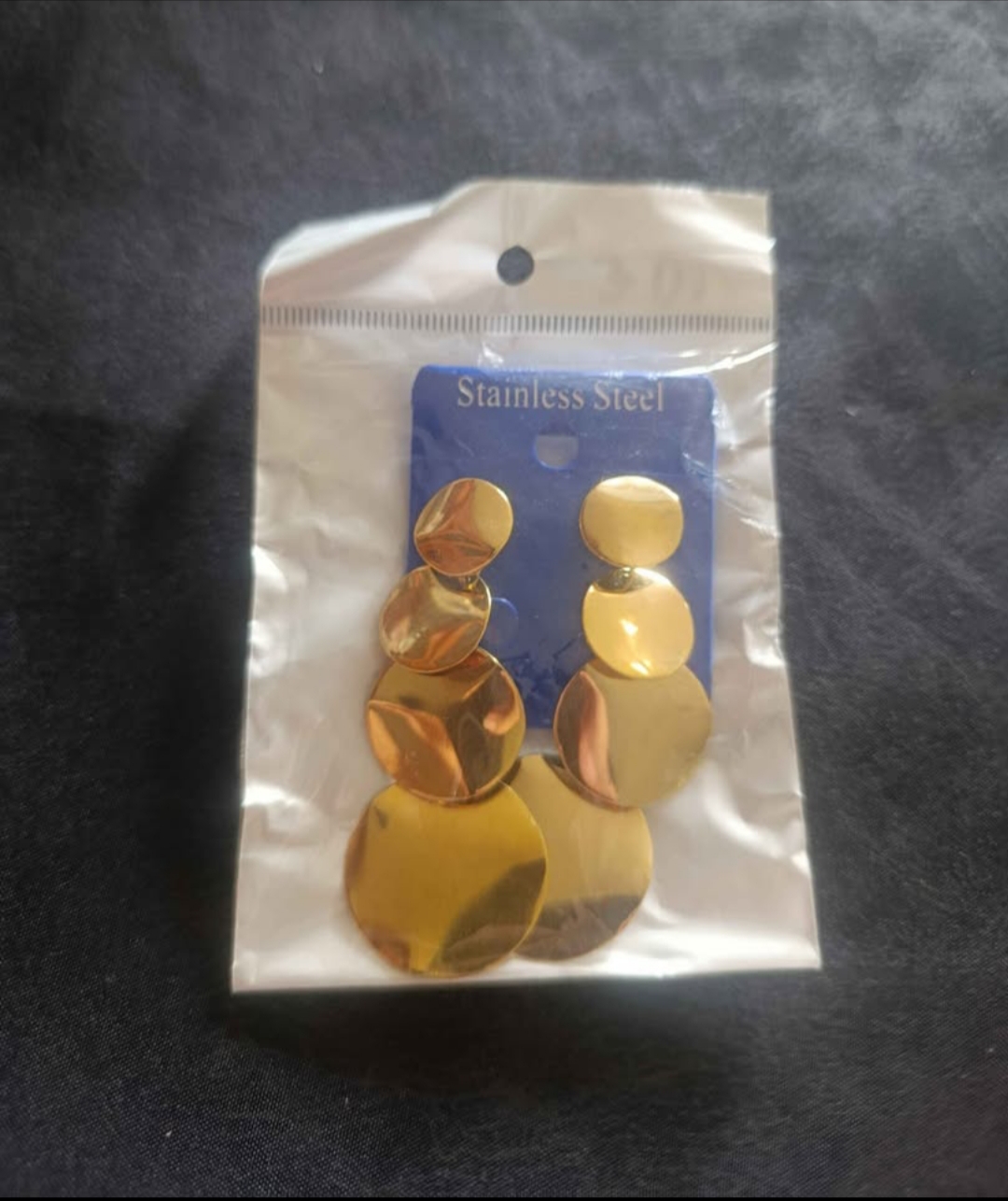 Boucle d'oreille en Acier Inoxydable, couleur Or