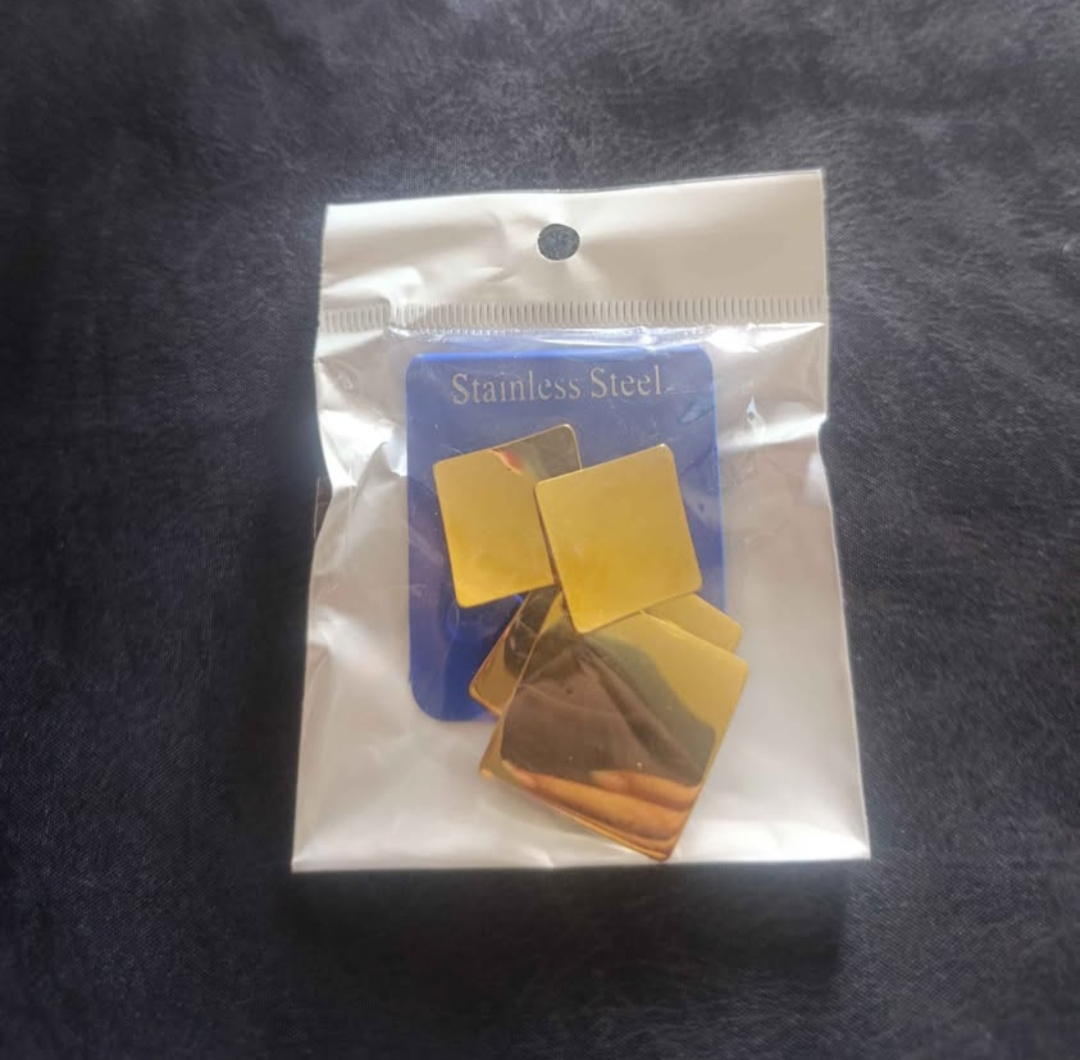 Boucle d'oreille en Acier Inoxydable, couleur Or