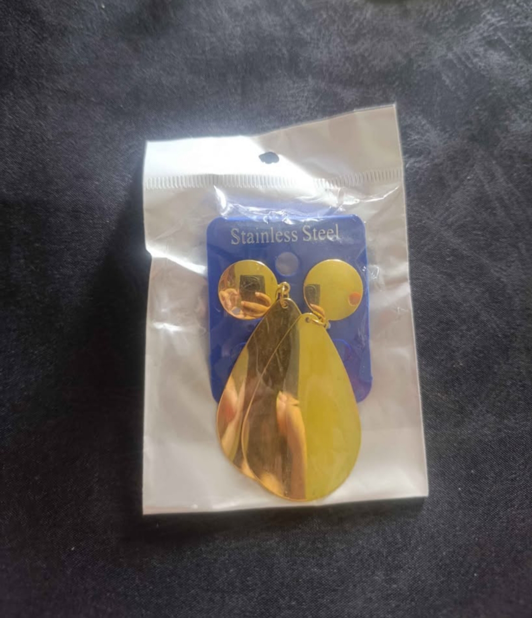 Boucle d'oreille en Acier Inoxydable, couleur Or