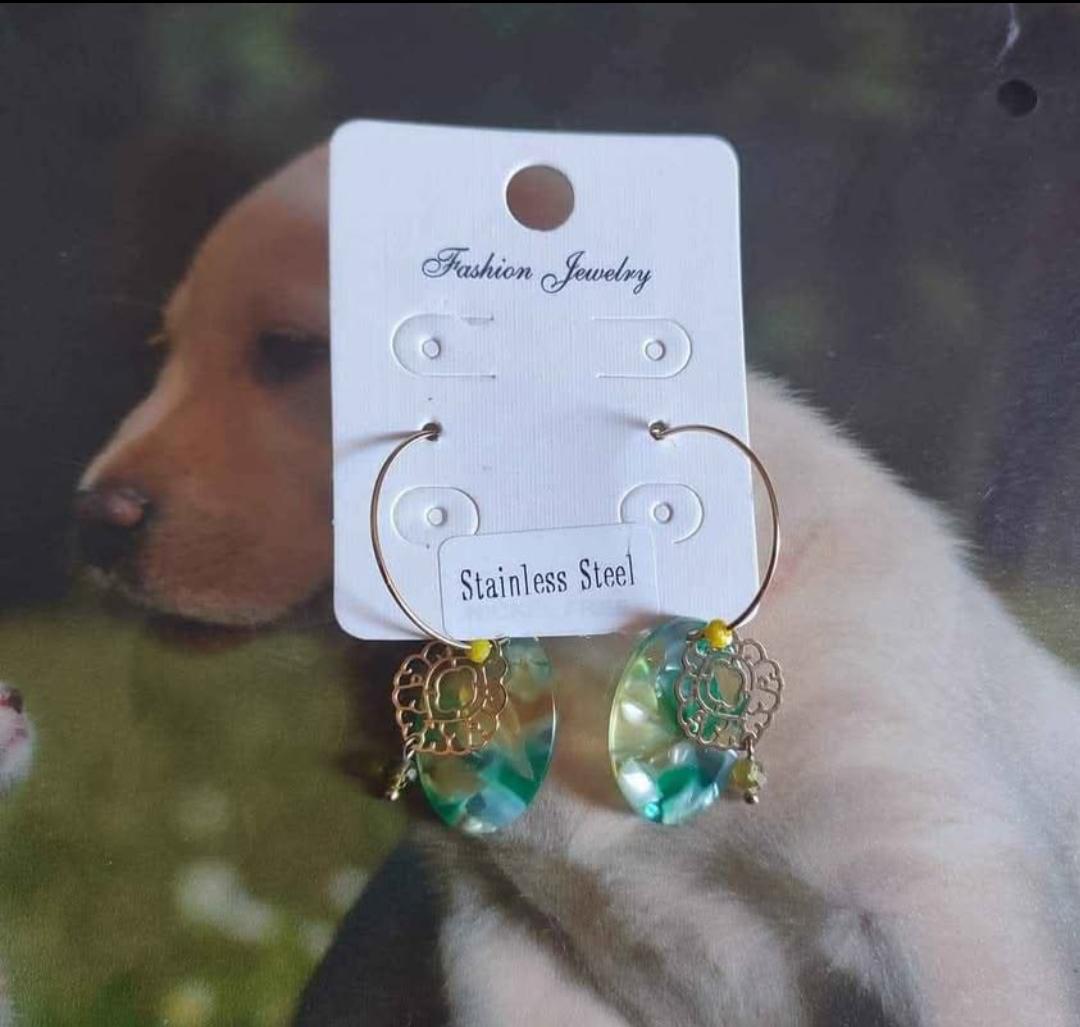 Boucle d'oreille en Acier Inoxydable, couleur Or