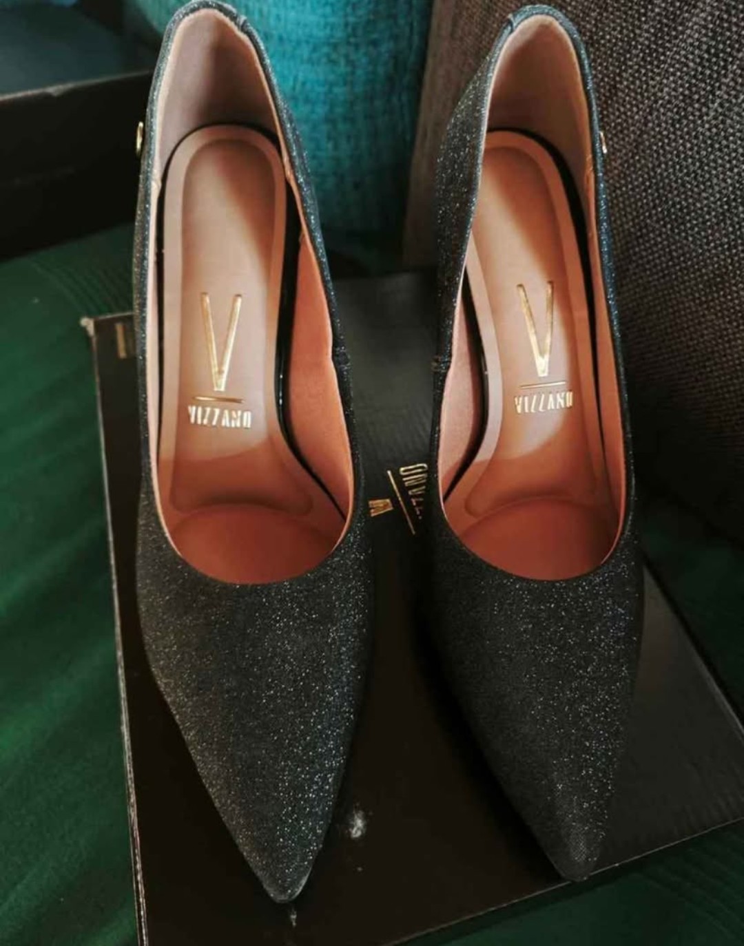 Escarpin Vizzano noir pailleté