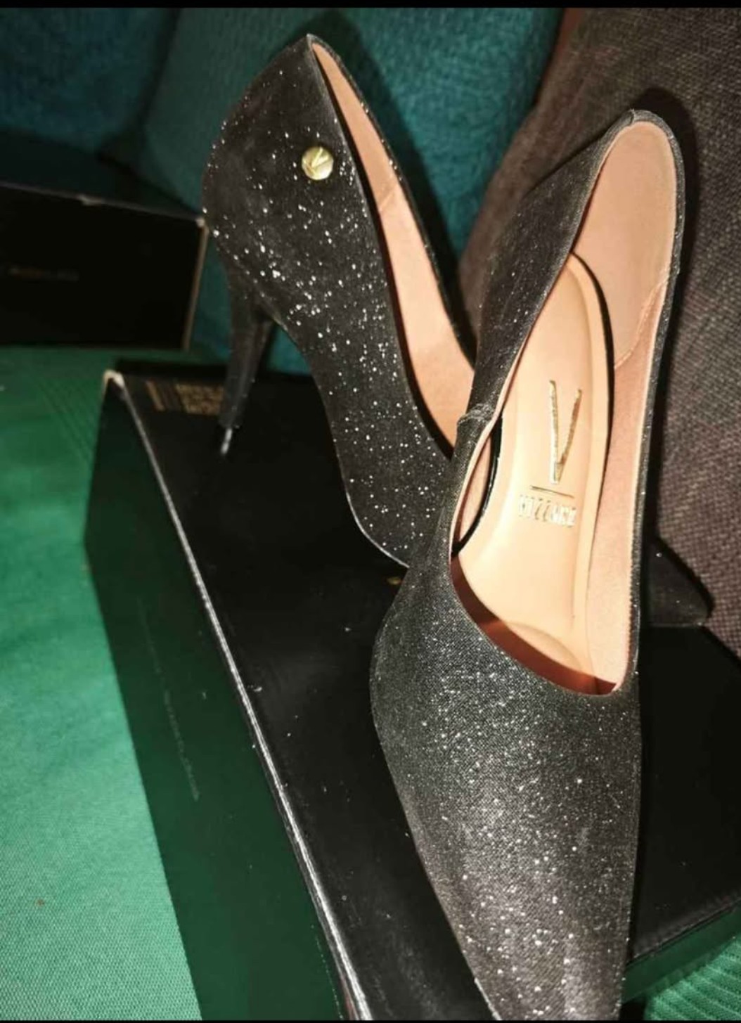 Escarpin Vizzano noir pailleté