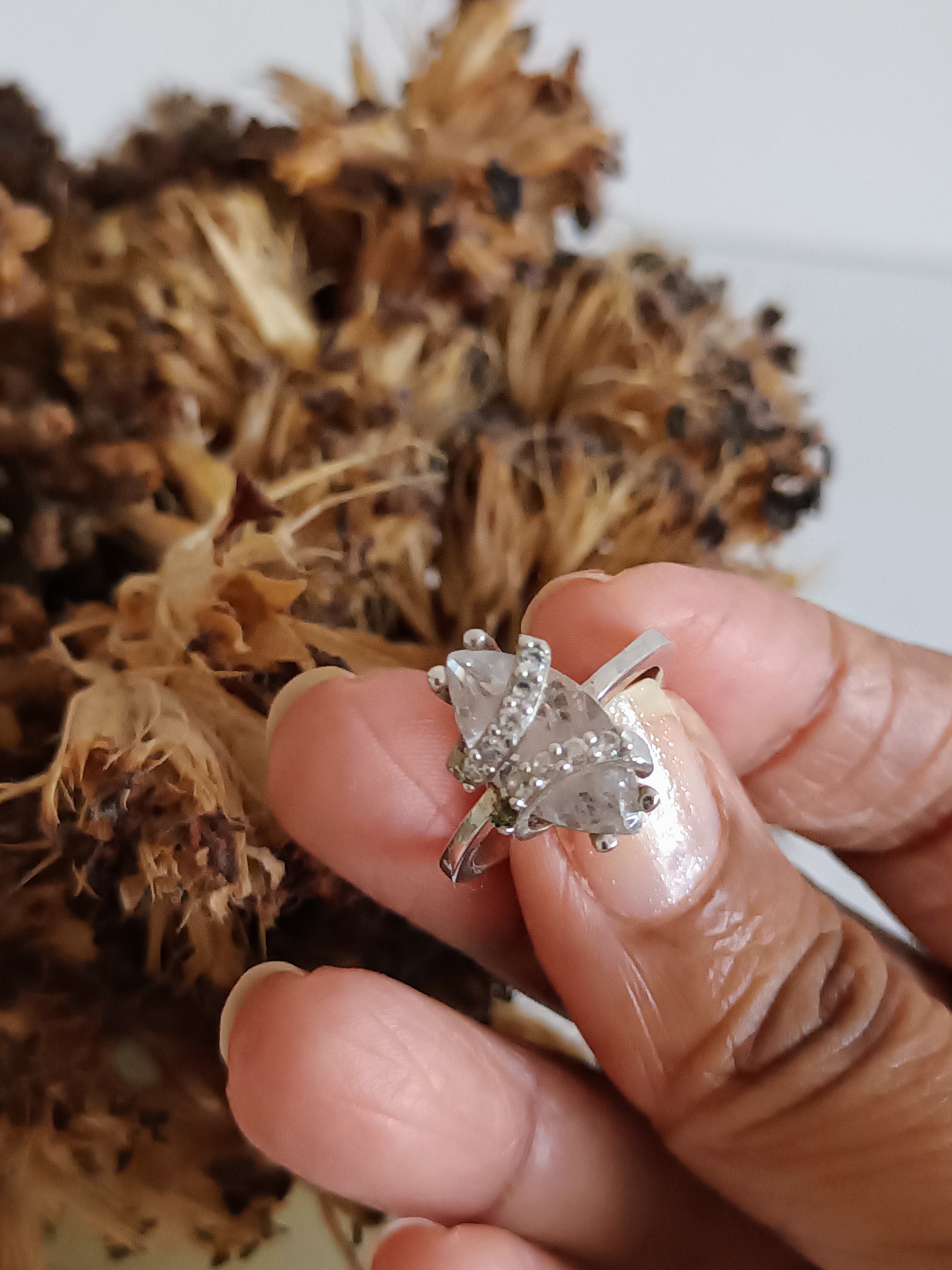Lot de 2 bagues en argent