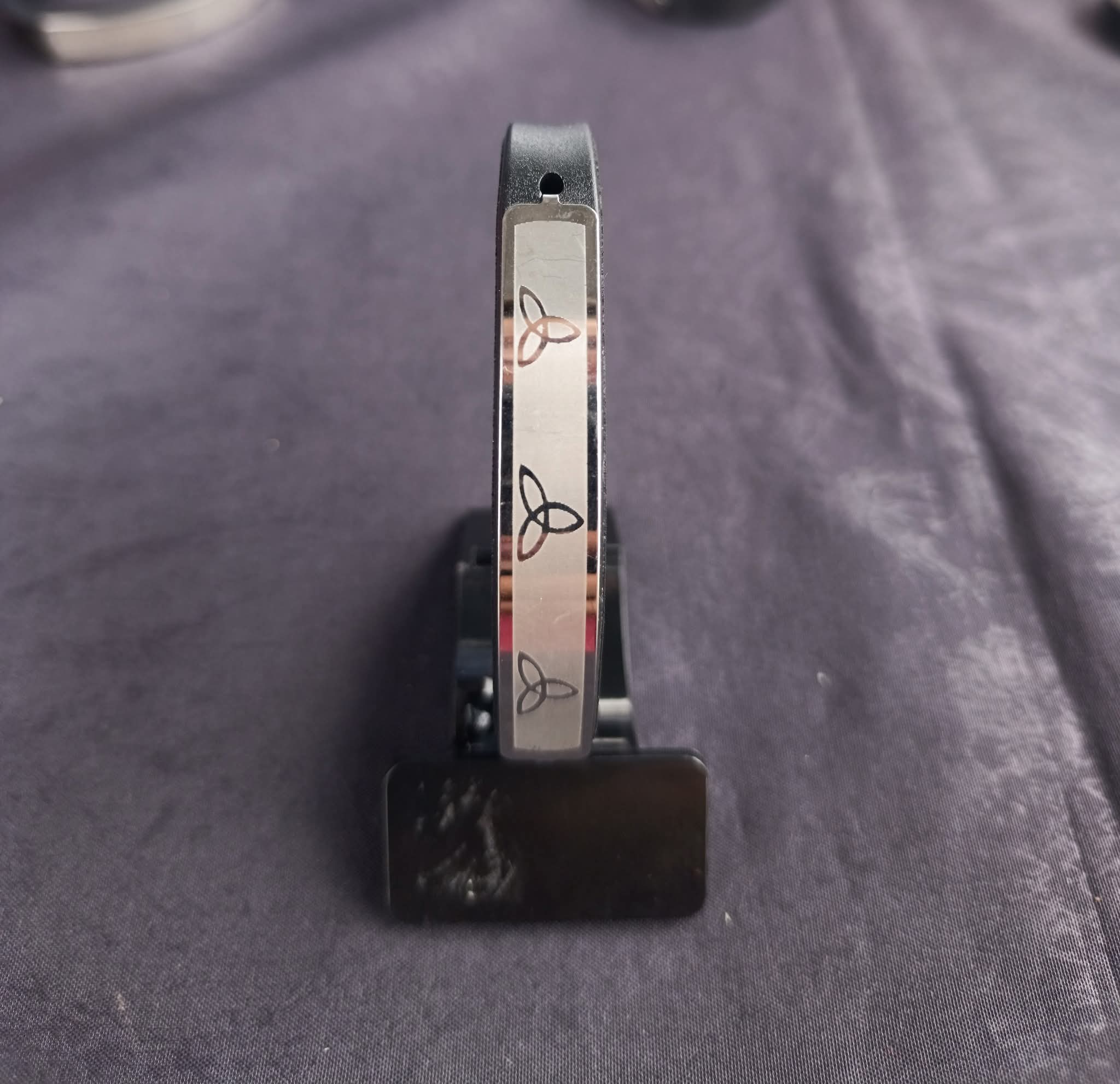 Bracelet en Acier Inoxydable et Silicone