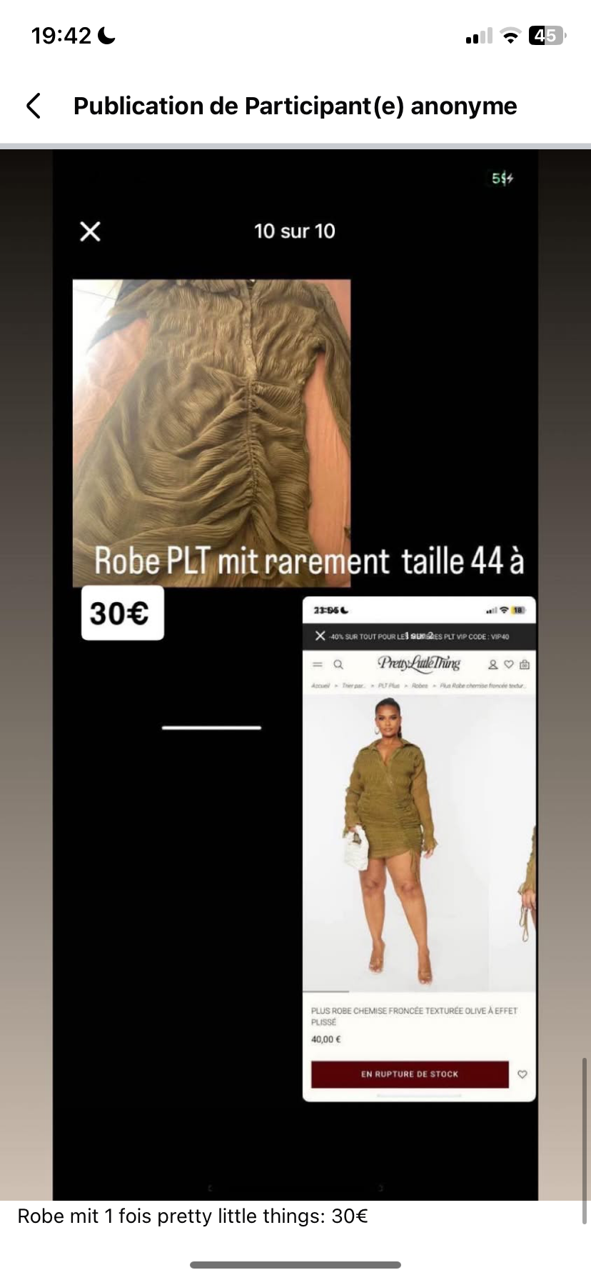 Vide dressing