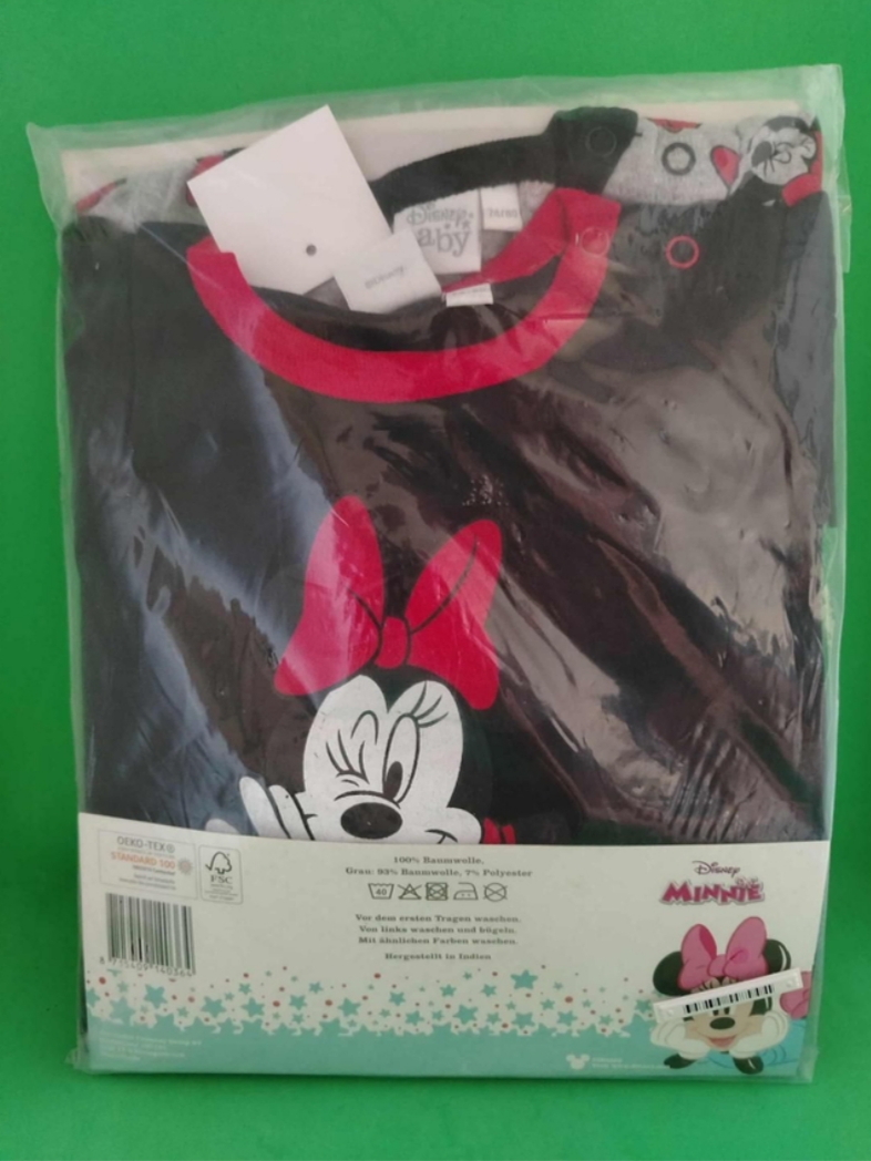 Lots de 2 Bodies manche longue Disney (Minnie)