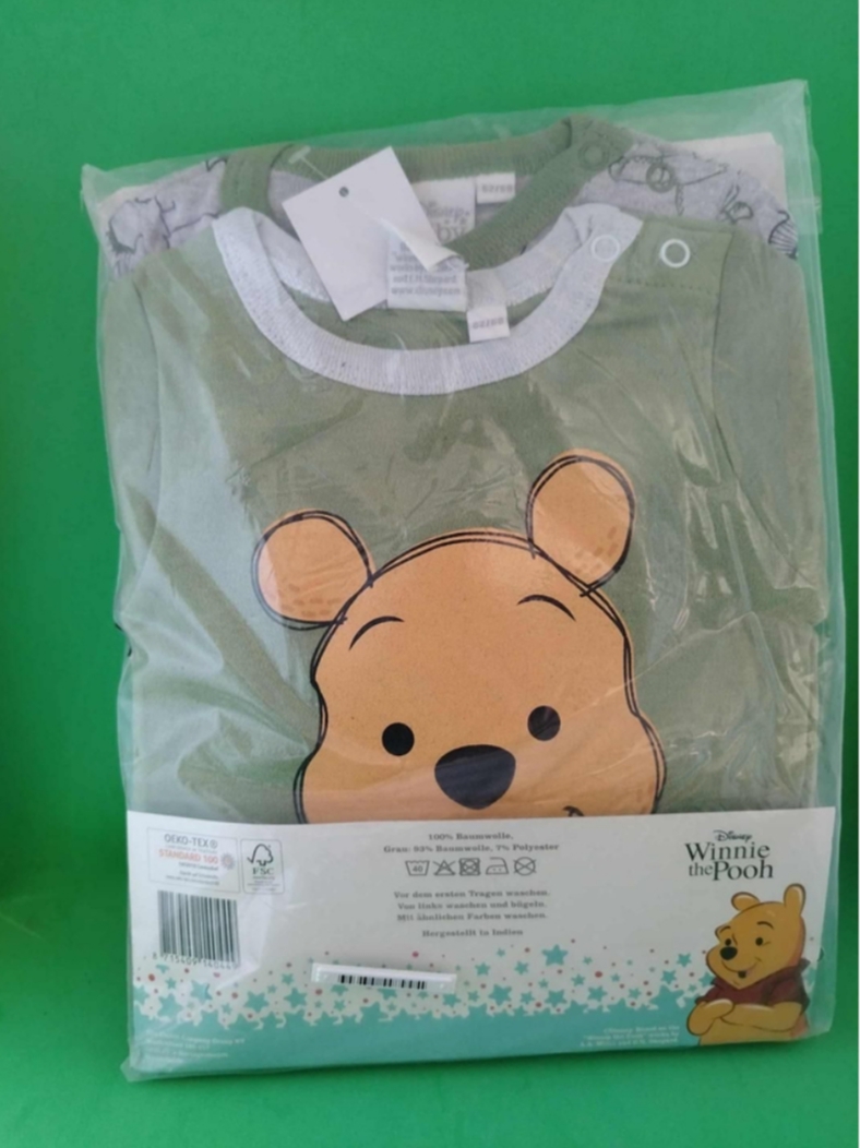 Lots de 2 Bodies manche longue Disney (Winnie l'ourson)